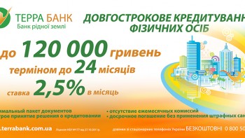 Флаер для банка «ТерраБанк»
