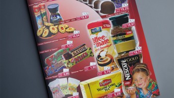 Верстка брошюры супермаркета "Абсолют"