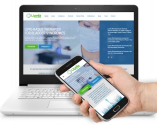 Сайт фармакологической компании 