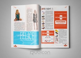 Верстка журнала "Модный эксперт"